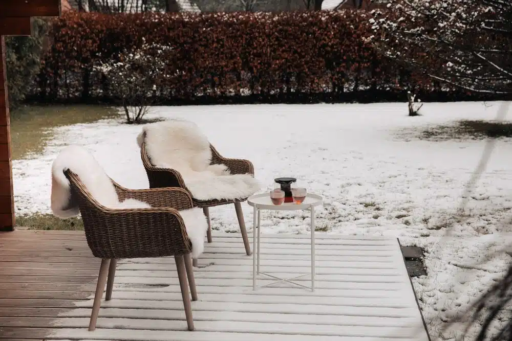 Tuinmeubelen beschermen in de winter