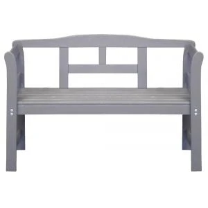 Friese 2-zits houten tuinbank grijs
