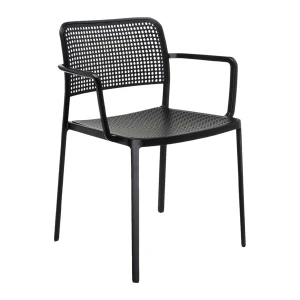 Kartell Audrey Armstoel - Zwart/zwart