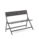 Kave Home Tuinbank Torreta 120cm - Donkergrijs