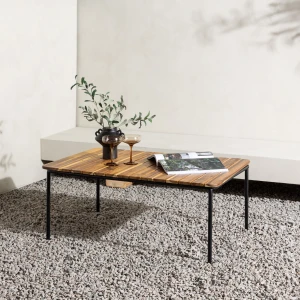 Nohr Loungetafel Lakysha Acacuahout, 100 x 65cm - Naturel