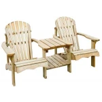 SenS-Line 2-zits Houten tuinbank Comfortline double relax