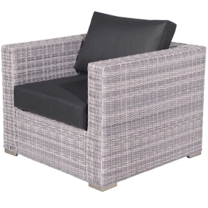 Tennessee lounge fauteuil cloudy Grijs - Garden impressions