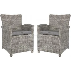 Tropez Smoke tuinstoel set van 2