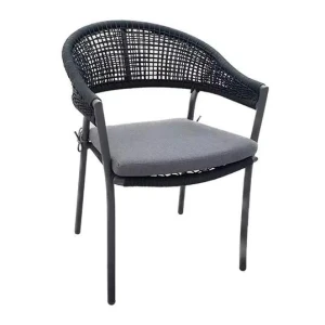 Vitaro Dining Tuinstoel Antraciet - Buitengewoon de boet