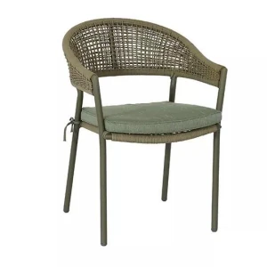 Vitaro Dining Tuinstoel Olijfgroen - Buitengewoon de boet