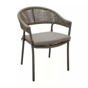 Vitaro Dining Tuinstoel Taupe - Buitengewoon de boet