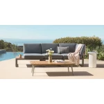 Albufeira modulaire loungeset hoekopstelling - Alu antraciet