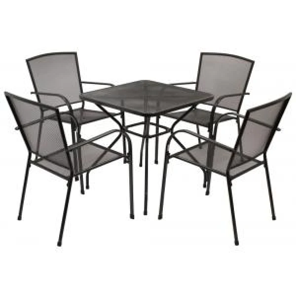 Aluminium Tuinset Arnhem 5-delig