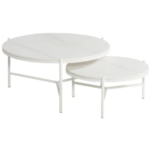 Carson koffietafel wit dia. 6 H 30 cm - Hartman