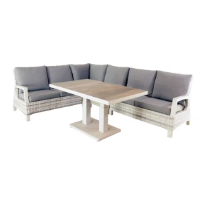 Dining hoekset West Haven Frozen Grey - Oosterik home