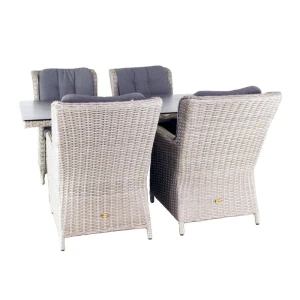 Diningset Santa Rosa Salty Grey - Oosterik home