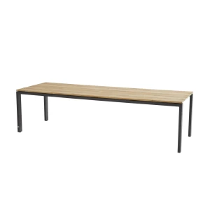Goa Tafelframe Antracite Met Tafelblad Teak 280 x 95 cm - 4so