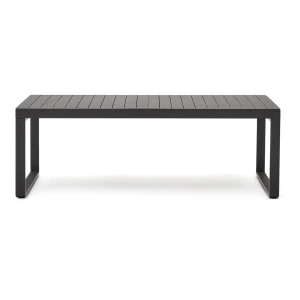 Kave Home Uitschuifbare Eettafel Galdana 220/340 x 100cm - Donkergrijs