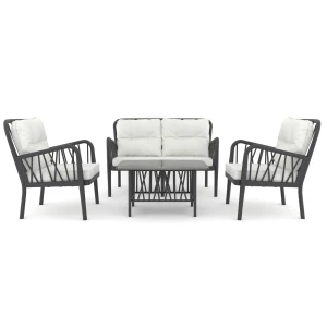 Kunststof loungeset Gaza (incl. kussens)