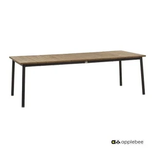 Milou Tuintafel Black - 240x100 cm - Applebee