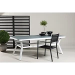 Nohr Tuintafel Sauel Glas, 200 x 100cm - Wit