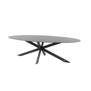 Privada Tafelframe Antracite Met Privada Tafelblad HPL Slate Antracite 240 x 107 cm - 4so