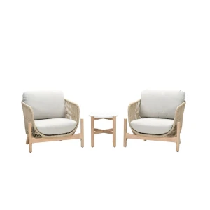 Talara Loungeset 3 delig acacia robe