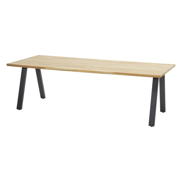Taste Ambassador Diningtafel Teak Antracite 240 x 100 cm - 4so
