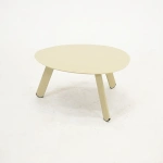 Bijzettafel tiki 55x46x28cm beige