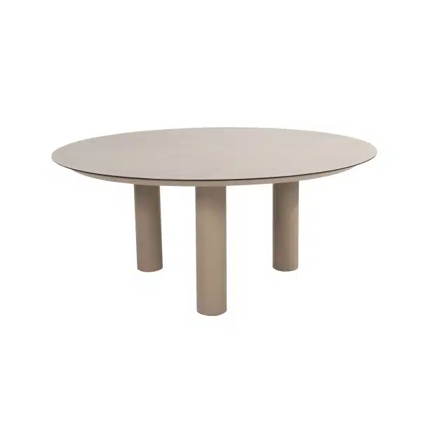 Donato lage diningtafel 160 cm keramiek print latte