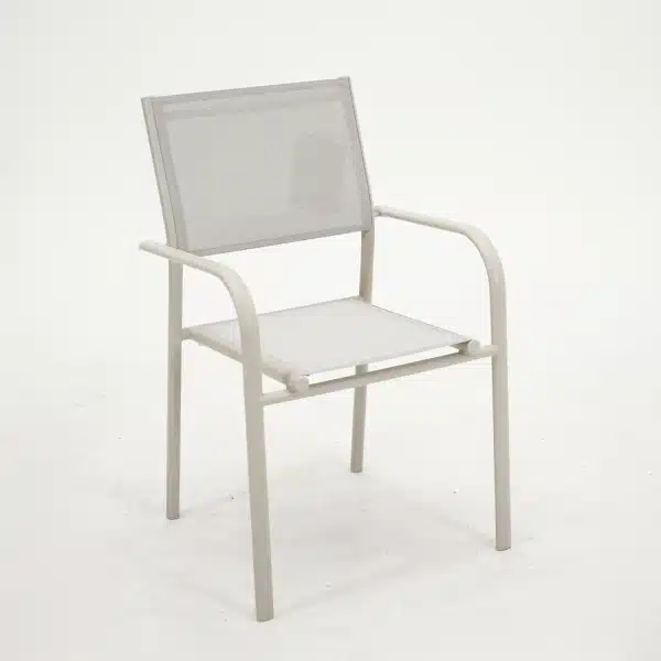 Duca diningstoel crème