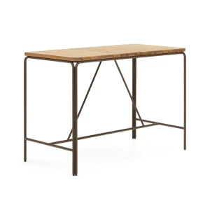 Kave Home Outdoor Bartafel Salguer Acaciahout, 140 x 70cm - Bruin