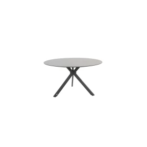 Locarno Tafelframe Antracite Met Locarno HPL Slate Tafelblad diameter 130 cm - 4so