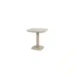 Manolo diningtafel keramiek print latte 75x75x75 cm