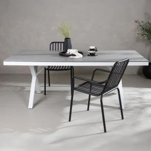 Nohr Tuintafel 'Ceddrick' 200 x 100cm, kleur Lichtgrijs