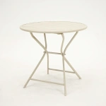 Tuintafel globe Ø80cm crème