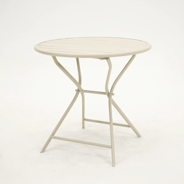 Tuintafel globe Ø80cm crème