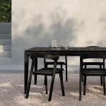 Bok Outdoor Eettafel - Teak Zwart