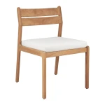 Ethnicraft Jack Outdoor Stoel Teak Off White Kussen