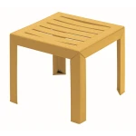 Grosfillex Miami Bijzet Tuintafel Kunststof Pp 40x40cm Geel