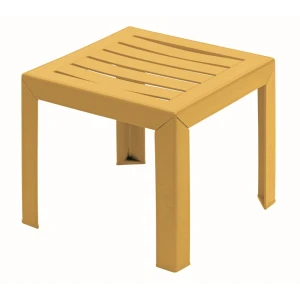 Grosfillex Miami Bijzet Tuintafel Kunststof Pp 40x40cm Geel