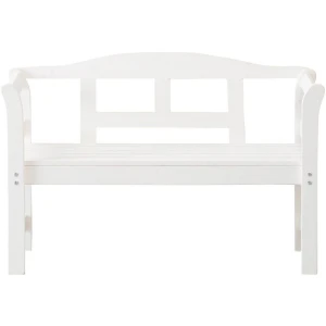 Tuinbank FSC grenen hout 113x40x75cm wit