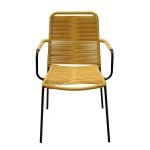 Dining Tuinstoel Vita Luxor Touw - Geel