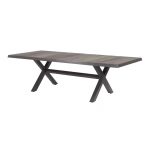 Dining Tuintafel Castilla Negro Kruispoot 243x103cm