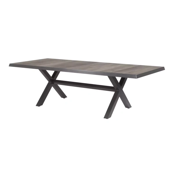 Dining Tuintafel Castilla Negro Kruispoot 243x103cm