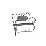 IJzeren Tuinbankje - 109 cm Buitengewoon de Boet - Buitengewoon de boet