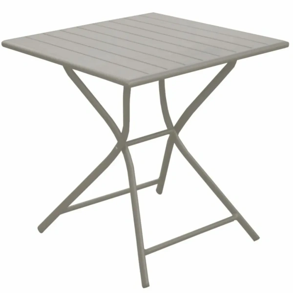 Inklapbare tuintafels GLOBE 70x70 Cream