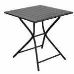 Inklapbare tuintafels GLOBE 70x70 Graphite