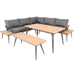 Lesli Hoek Loungeset Dining Arezzo