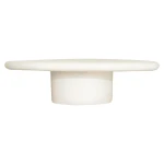 Richmond Organische Salontafel Urban Bloom 110 x 90cm - Wit