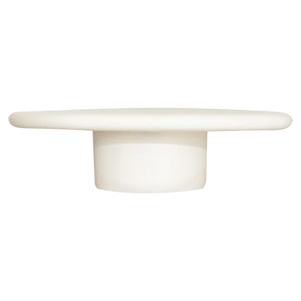 Richmond Organische Salontafel Urban Bloom 110 x 90cm - Wit