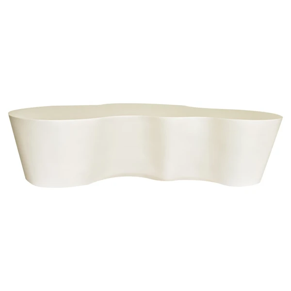 Richmond Organische Salontafel Urban Bloom 152 x 94cm - Wit