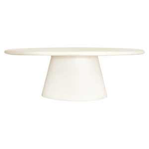 Richmond Ovale Eettafel Urban Bloom 220 x 115cm - Wit