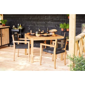 Teak tuintafel vierkant Tuindeco - Tuindeco
